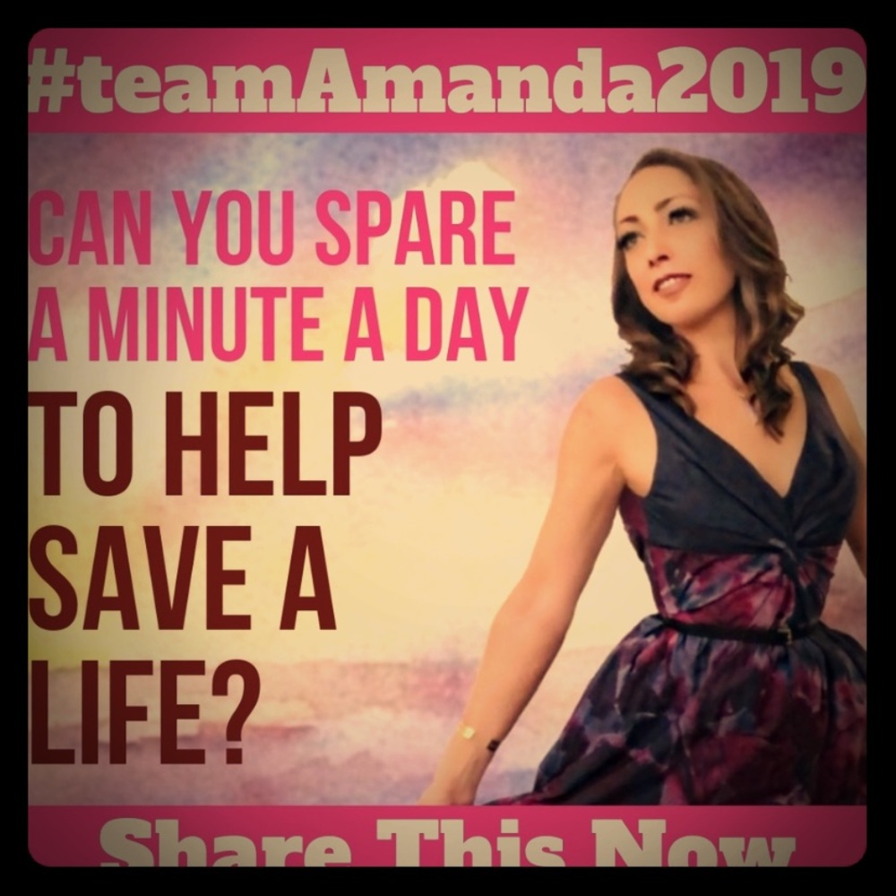 READ, VOTE,SHARE, & SAVE A LIFE!#TeamAmanda2019